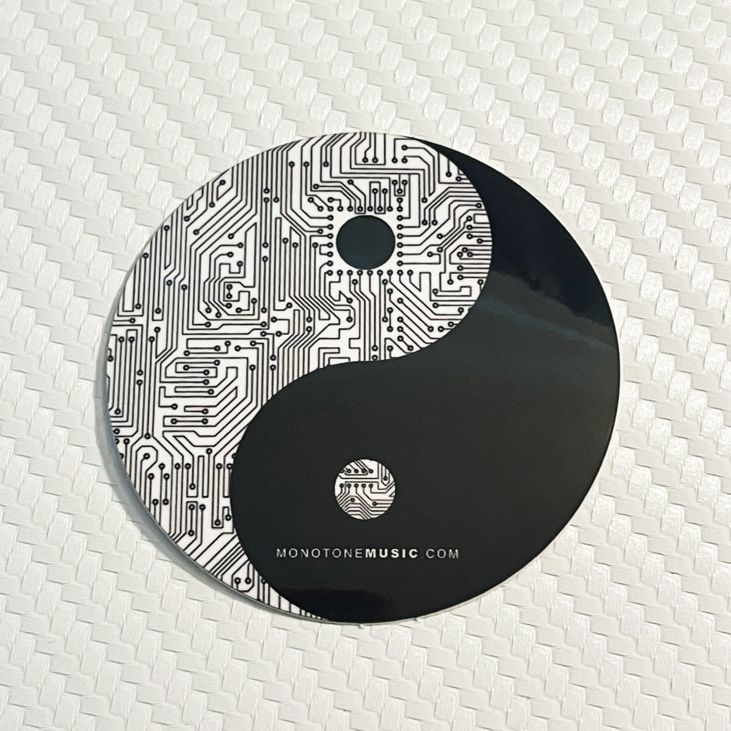 Cyber Ying Yang Sticker