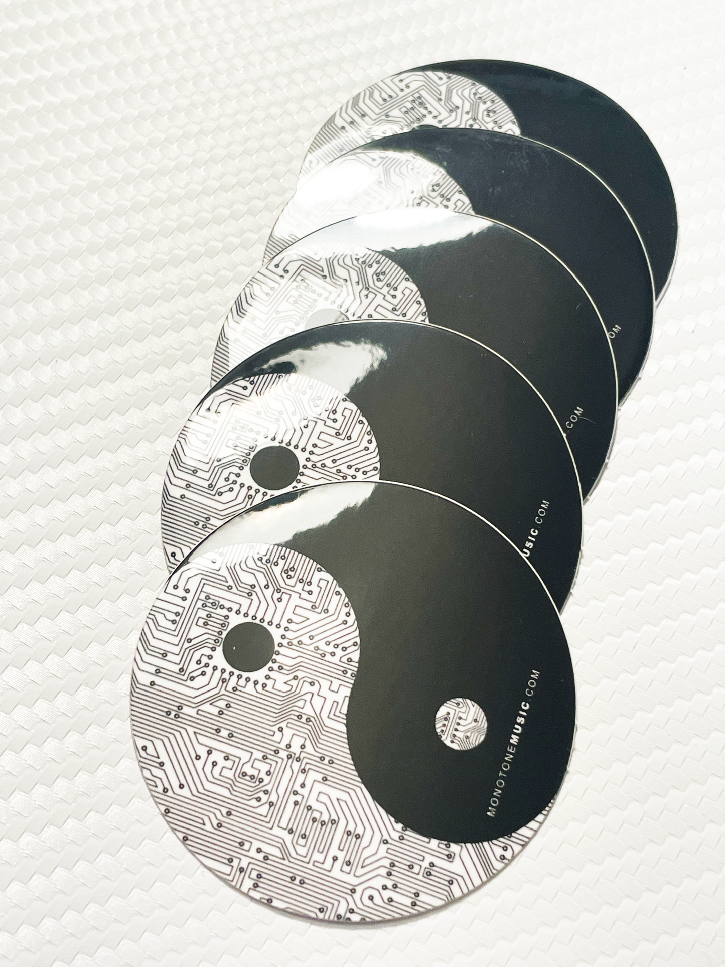 Cyber Ying Yang Sticker