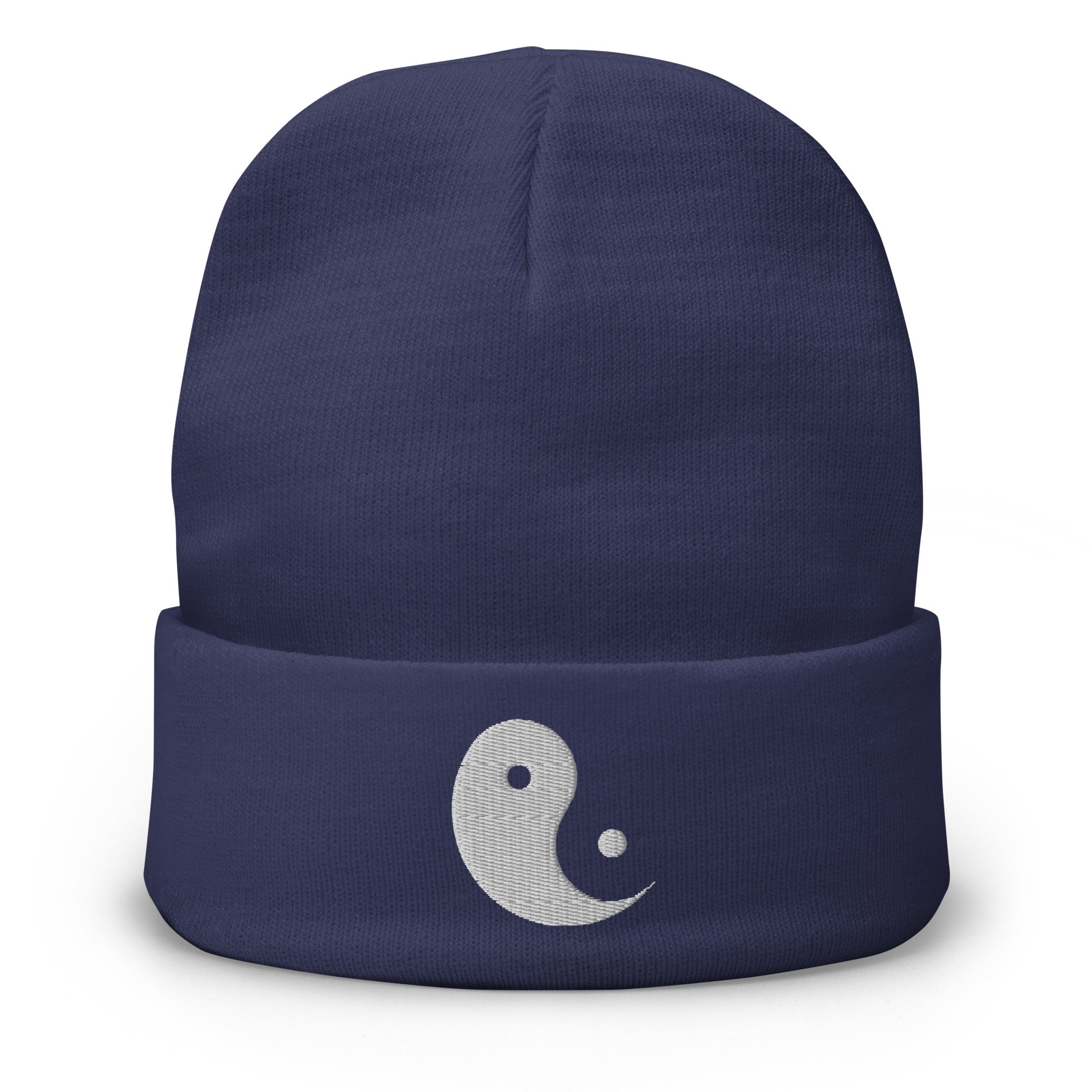 Embroidered Ying Yang Beanie – Monotone Music